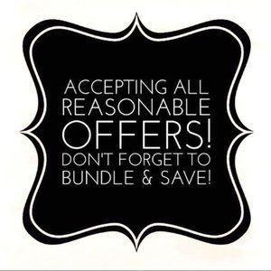 Most Reasonable Offers Accepted